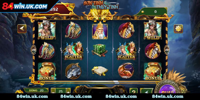 Luật chơi cơ bản của game quay hũ Sơn Tinh Thủy Tinh